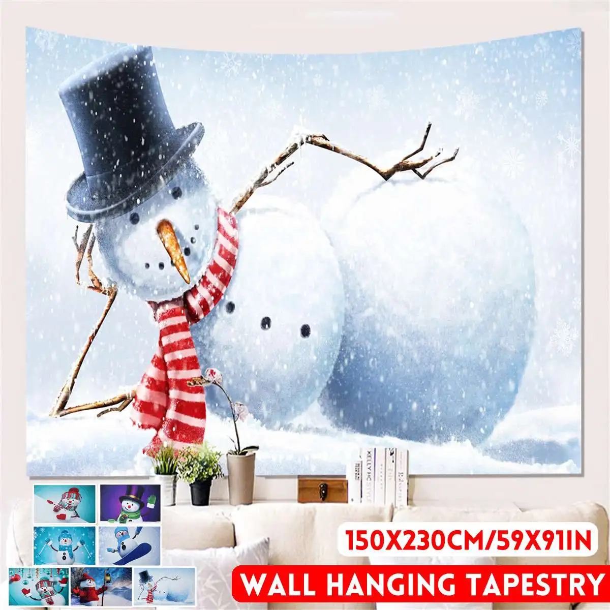 150x230cm Multipurpose Christmas Series Wall Hanging Tapestries Home Decor Xmas Wall Blankets for Beach/Towel Shawl/Picnic
150x230cm Multipurpose Christmas Series Wall Hanging Tapestries Home Decor Xmas Wall Blankets for Beach/Towel Shawl/Picnic