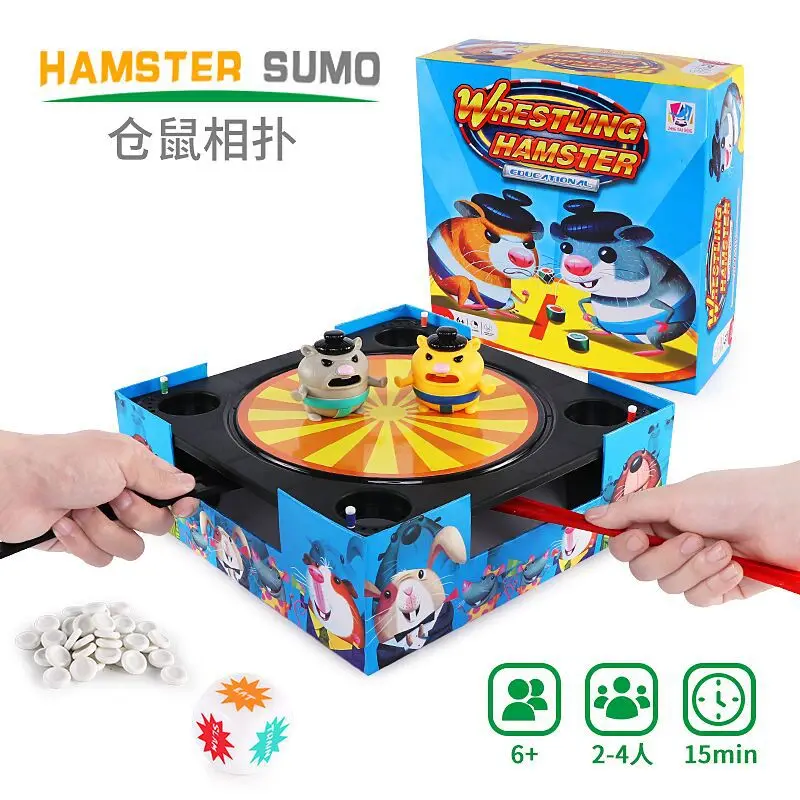 Hot Selling Table Game Hamster PVC Sumo Warrior Game Pair Beating Game Machine Children's Table Interactive Game Toys
Hot Selling Table Game Hamster PVC Sumo Warrior Game Pair Beating Game Machine Children's Table Interactive Game Toys