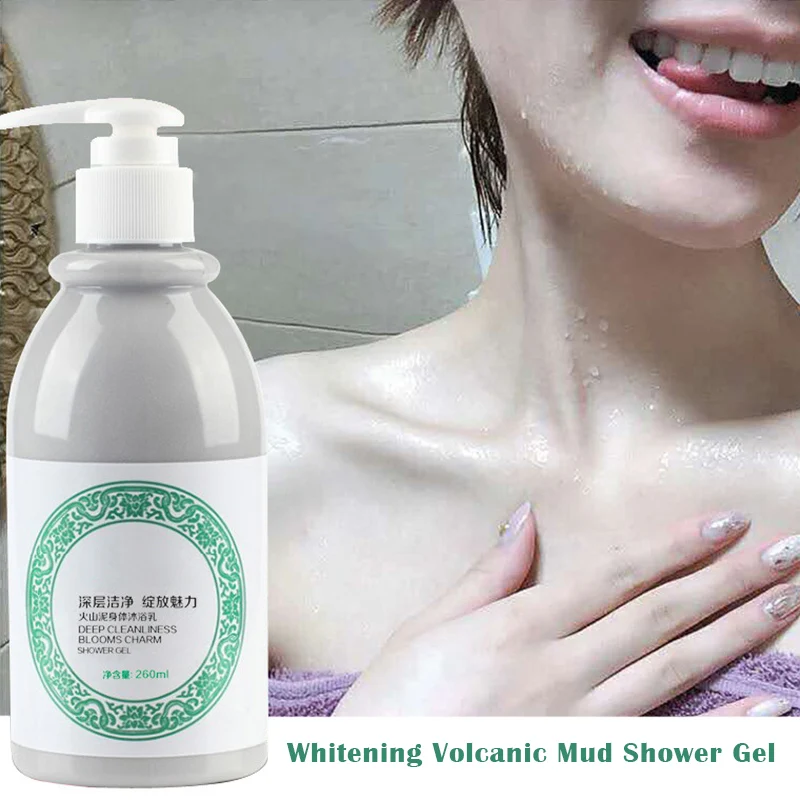 Hot Whitening Volcanic Mud Shower Gel Deep Body Care Wash Skin Clean Moisturizing Exfoliating 260ML t6
Hot Whitening Volcanic Mud Shower Gel Deep Body Care Wash Skin Clean Moisturizing Exfoliating 260ML t6