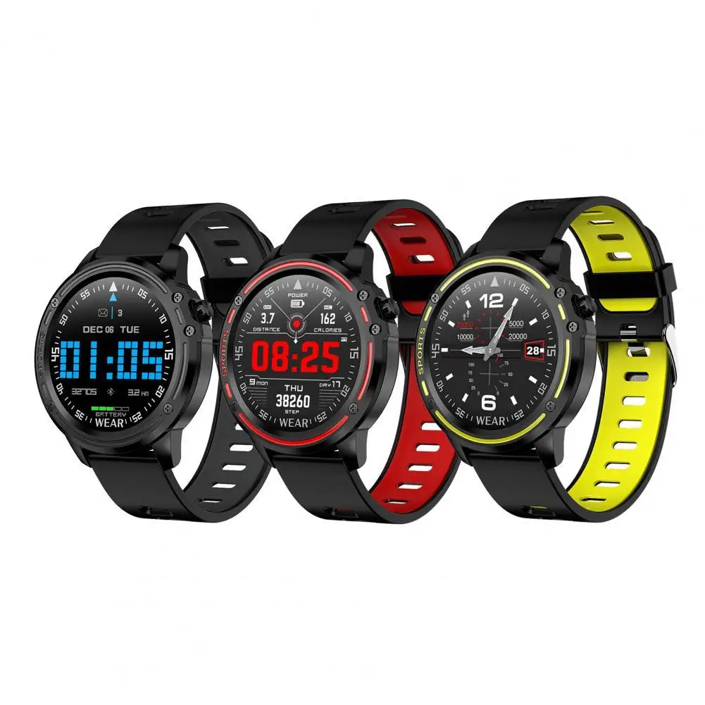 L8 Men Smart Watch IP68 Waterproof SmartWatch With ECG Blood Pressure Heart Rate Sports Fitness for Daily Wear
L8 Men Smart Watch IP68 Waterproof SmartWatch With ECG Blood Pressure Heart Rate Sports Fitness for Daily Wear