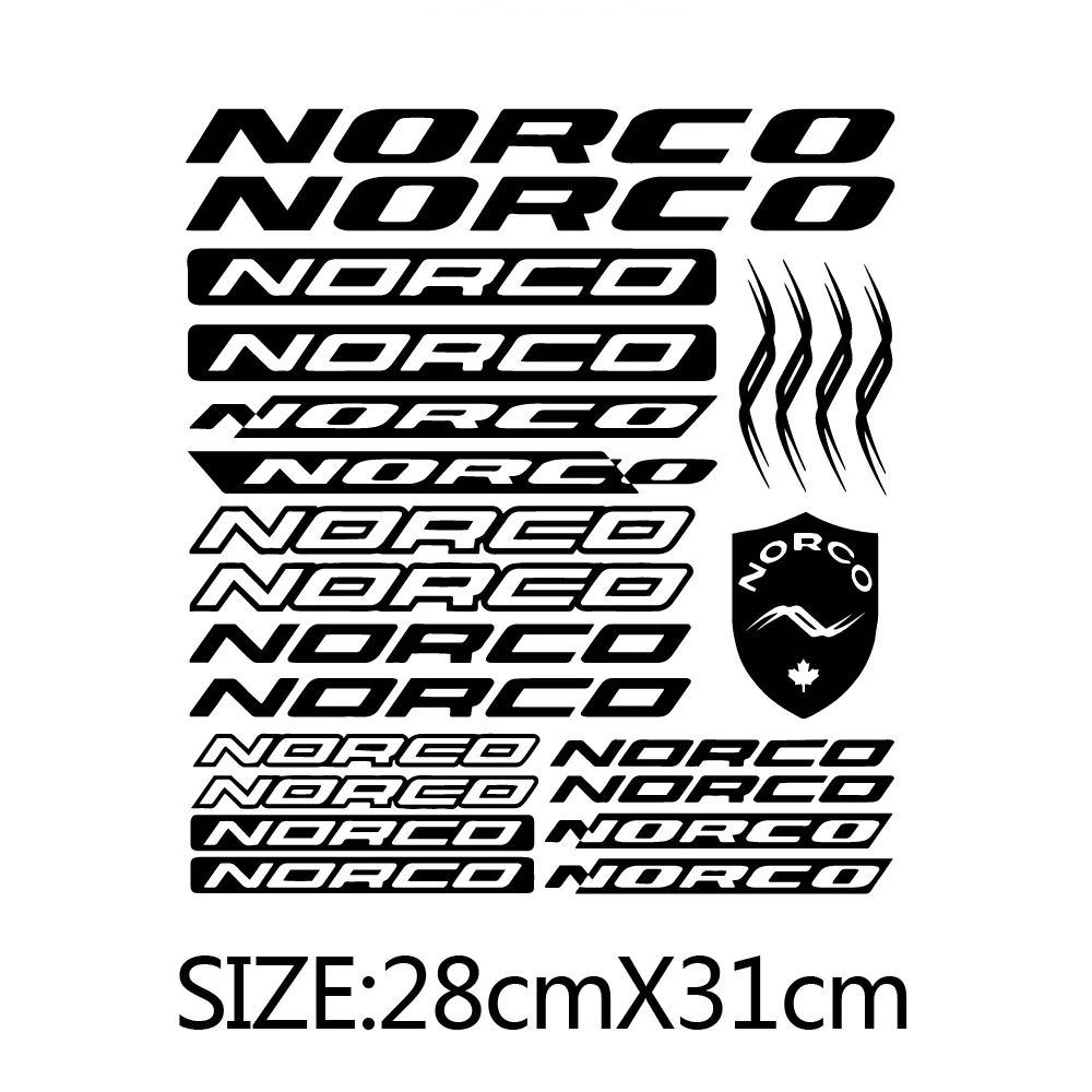Vinyl Graphic Decal Set For NORCO Bike Frame Car Styling (Mountain Cycling ATV BMX Road Racing Bicycle) | Автомобили и мотоциклы