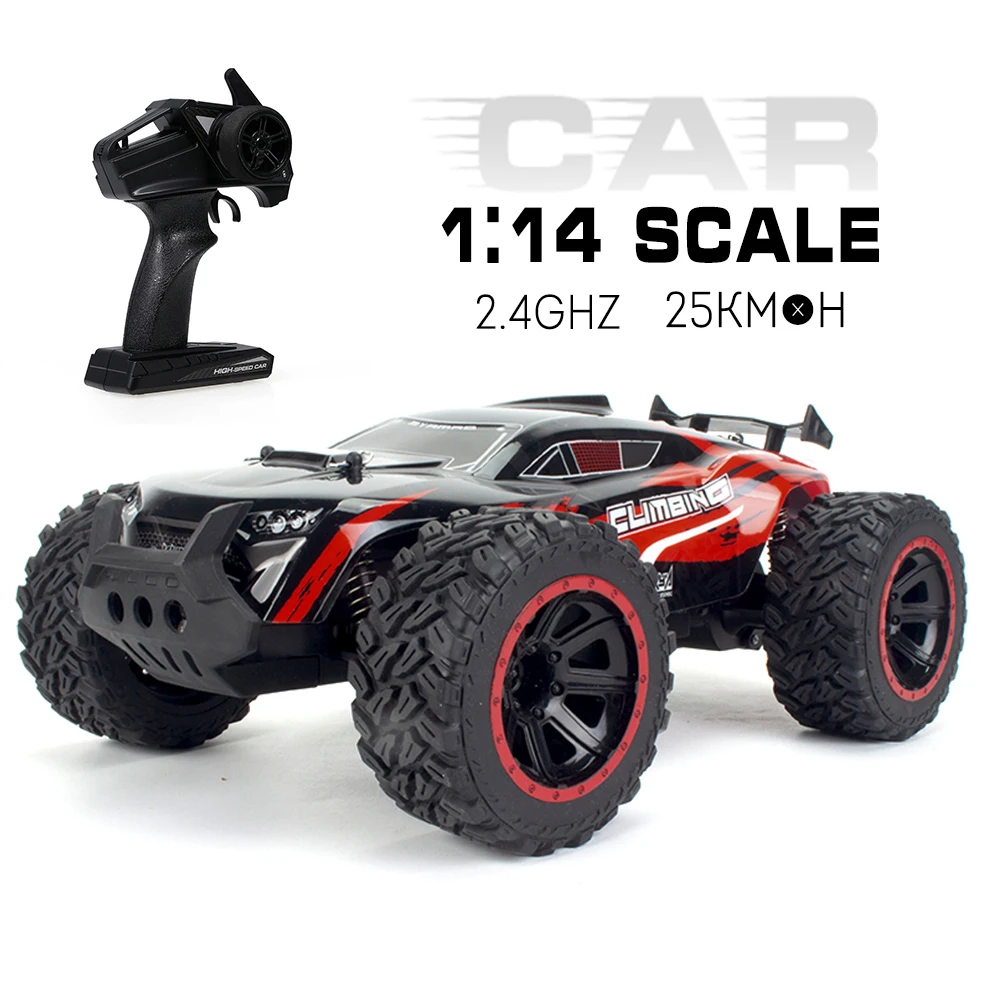 Фото KY 2011A 1/14 Big Foot RC Гусеничный внедорожников 2 4G 2WD на радиоуправлении высокого