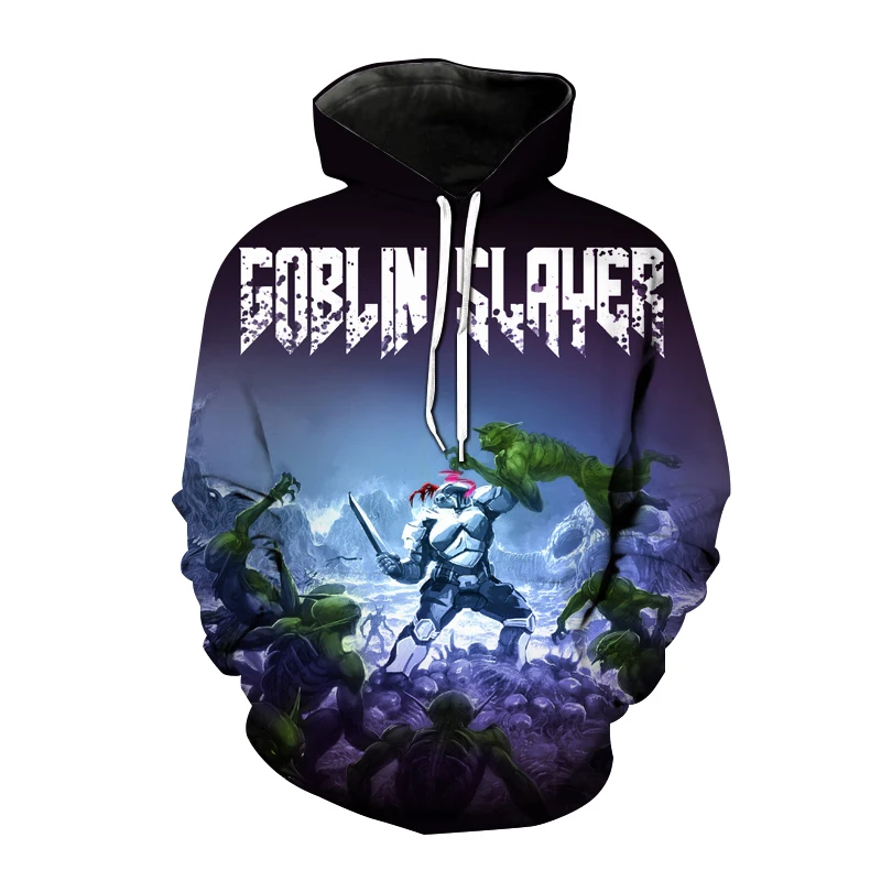 Новинка толстовки Goblin Slayer с 3D принтом аниме Харадзюку для мужчин и женщин Модный свитшот Толстовка Оверсайз худи Косплей уличная одежда пал...
Новинка толстовки Goblin Slayer с 3D принтом аниме Харадзюку для мужчин и женщин Модный свитшот Толстовка Оверсайз худи Косплей уличная одежда пал...