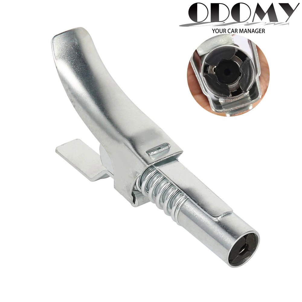 1/8 NPT SAE & Metric Zerk Fitting Release Lock On Coupling Grease Gun Adapter Hose Kit Gun Lock Grease Coupler Quick
1/8 NPT SAE & Metric Zerk Fitting Release Lock On Coupling Grease Gun Adapter Hose Kit Gun Lock Grease Coupler Quick