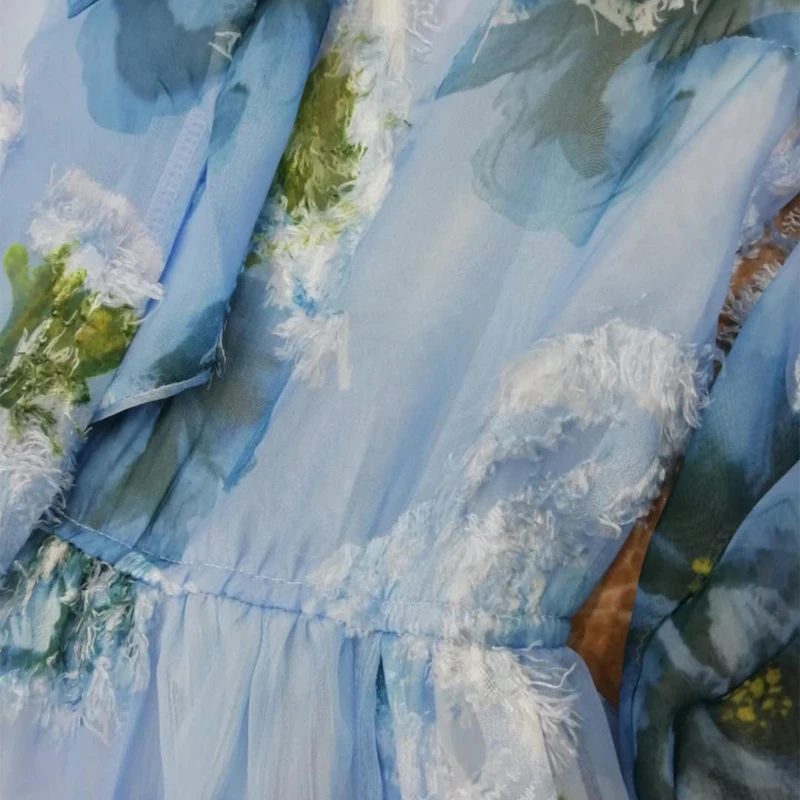 AELESEEN Summer Long Beach Dress 2020 Runway Fashion Bow Collar Flower Print Long Sleeve Blue Elegant Party Holiday Dress XXL
AELESEEN Summer Long Beach Dress 2020 Runway Fashion Bow Collar Flower Print Long Sleeve Blue Elegant Party Holiday Dress XXL