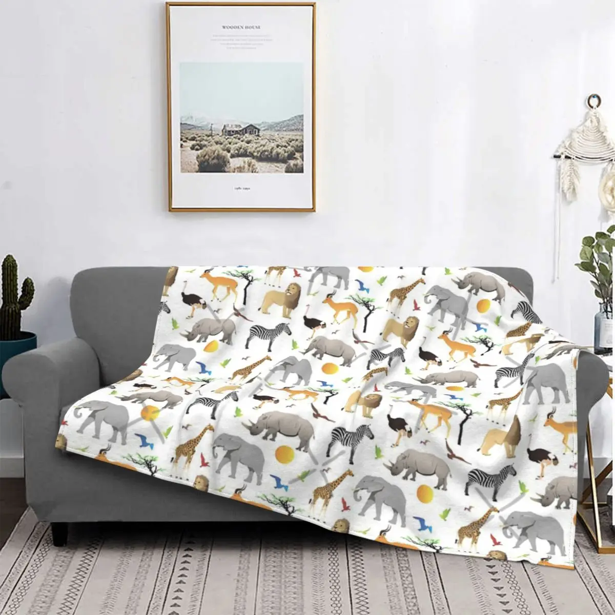 Safari Savanna Various Animals Blanket Bedspread Bed Plaid Muslin Beach Towel Blanket Hoodie Quilts And Quilt
Safari Savanna Various Animals Blanket Bedspread Bed Plaid Muslin Beach Towel Blanket Hoodie Quilts And Quilt