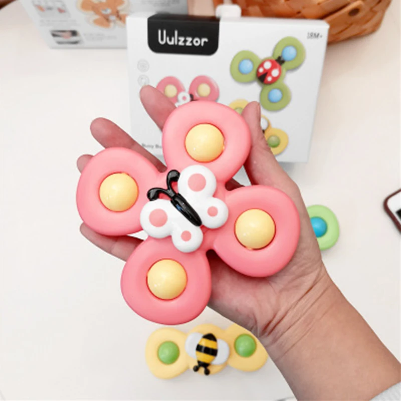 3pcs Baby Spinning Top Figet Fingers Toys Table Sucker Bathroom Kids Animals Children's Flower Bee Fingertip Insect Bath ToyA046
3pcs Baby Spinning Top Figet Fingers Toys Table Sucker Bathroom Kids Animals Children's Flower Bee Fingertip Insect Bath ToyA046