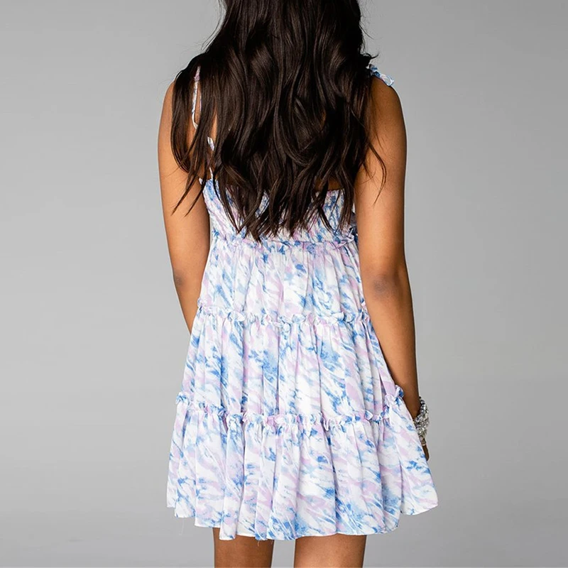 Bohemian Summer Spaghetti Strap Dress Women Sleeveless Floral Printed Loose A-Line Casual Dress Beach Female Vestidos 2021
Bohemian Summer Spaghetti Strap Dress Women Sleeveless Floral Printed Loose A-Line Casual Dress Beach Female Vestidos 2021
