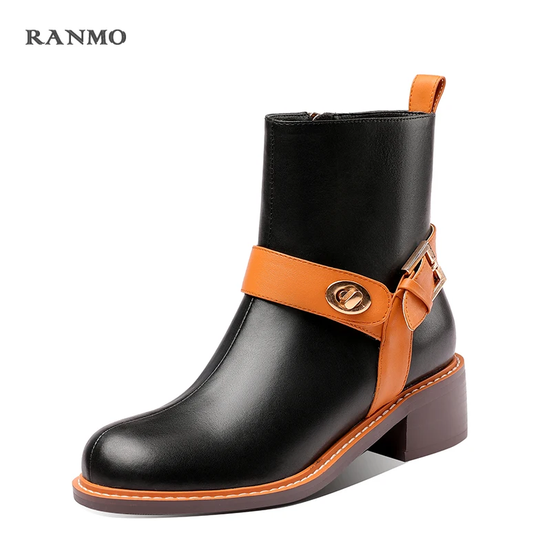 Hot Sale Women Boots 2021 New Fashion Shoes Woman Genuine Leather Black Ankle Boots Winter Warm Square Heel Boots Platform Boots
Hot Sale Women Boots 2021 New Fashion Shoes Woman Genuine Leather Black Ankle Boots Winter Warm Square Heel Boots Platform Boots