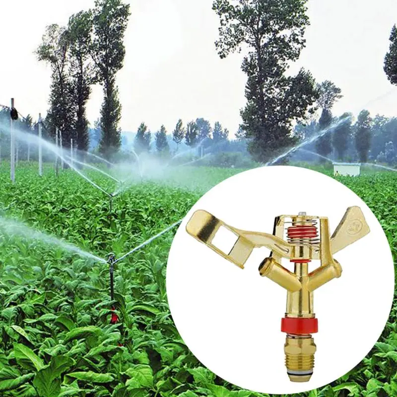360Rotating Watering Dripper Sprinkler 3/4'' Farm Irrigation Garden Spray Nozzle Brass Rocker Emitter 
360Rotating Watering Dripper Sprinkler 3/4'' Farm Irrigation Garden Spray Nozzle Brass Rocker Emitter