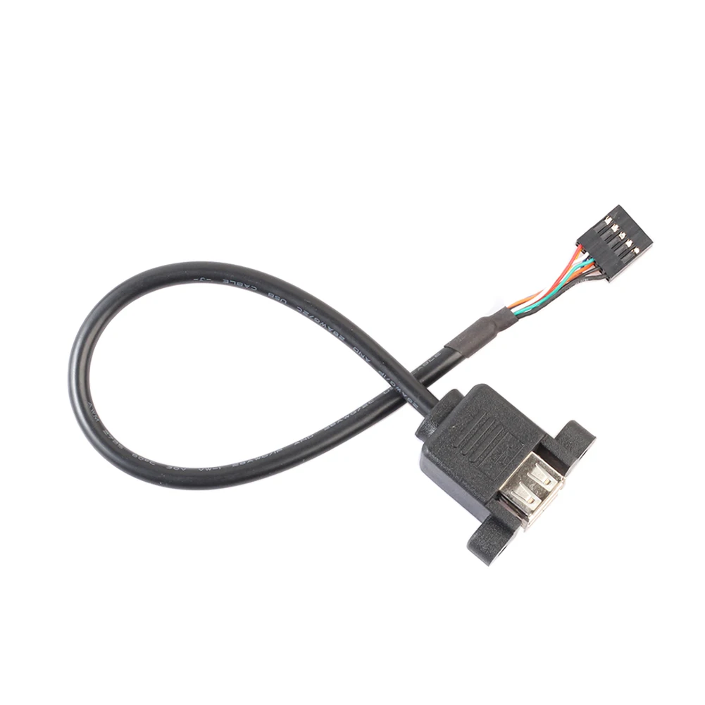 Computer Accessories9 Pin Motherboard Header to 2 Ports USB 2.0 Female Adapter 30cm Extension Cables Computer Connectors for PC
Computer Accessories9 Pin Motherboard Header to 2 Ports USB 2.0 Female Adapter 30cm Extension Cables Computer Connectors for PC