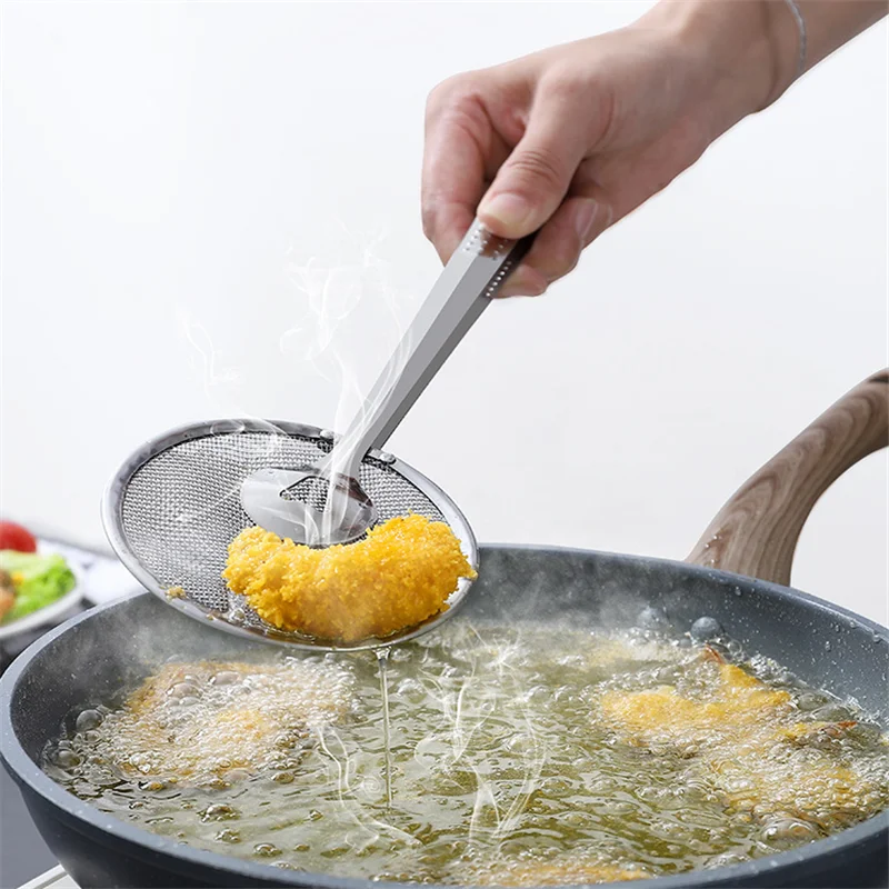 Kitchen Accessories Multifunction Stainless Steel Sieve Filter Spoon Fried Food Oil Strainer Clip Handheld Cooking Tools Gadgets
Kitchen Accessories Multifunction Stainless Steel Sieve Filter Spoon Fried Food Oil Strainer Clip Handheld Cooking Tools Gadgets