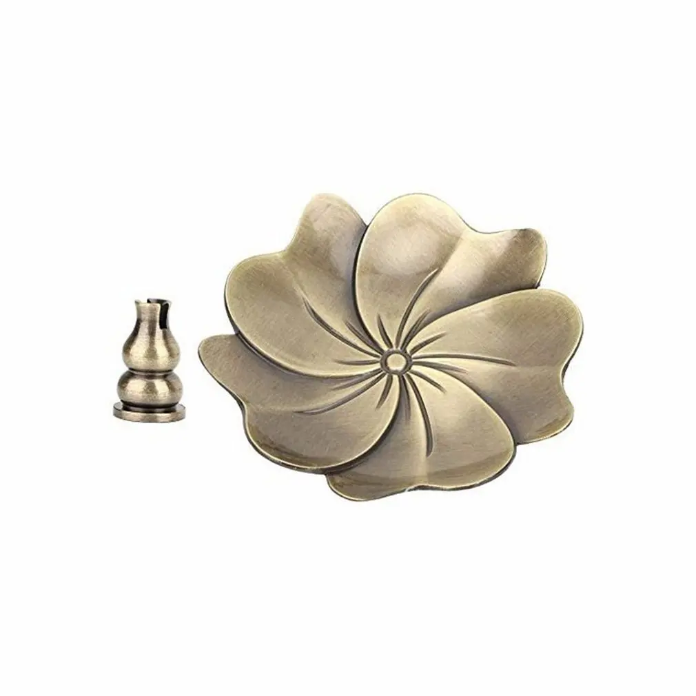 Gold Incense Holder Lotus Incense Burner Cone Incense Holder Portable Incense Plate Lotus Censer With Stick Hole
Gold Incense Holder Lotus Incense Burner Cone Incense Holder Portable Incense Plate Lotus Censer With Stick Hole