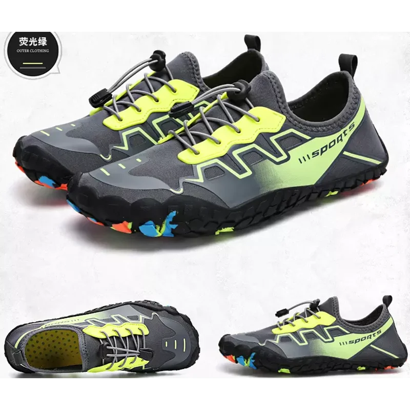 

2022 Latest Upstream Shoes Swimming Shoes Wading Diving Shoes Yoga Shoes Climbing Five-toed Shoes Couple Shoes Size 35-48