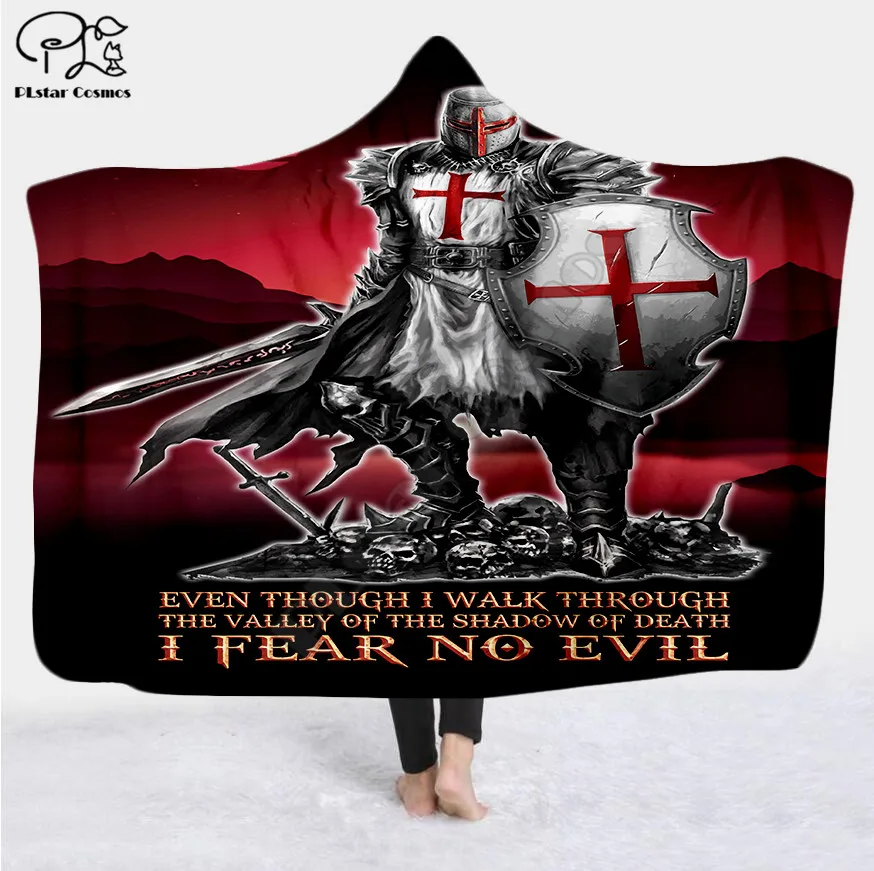 Knights Templar 3d printed Hooded Blanket Adult colorful child Sherpa Fleece Wearable Blanket Microfiber Bedding style-1
Knights Templar 3d printed Hooded Blanket Adult colorful child Sherpa Fleece Wearable Blanket Microfiber Bedding style-1