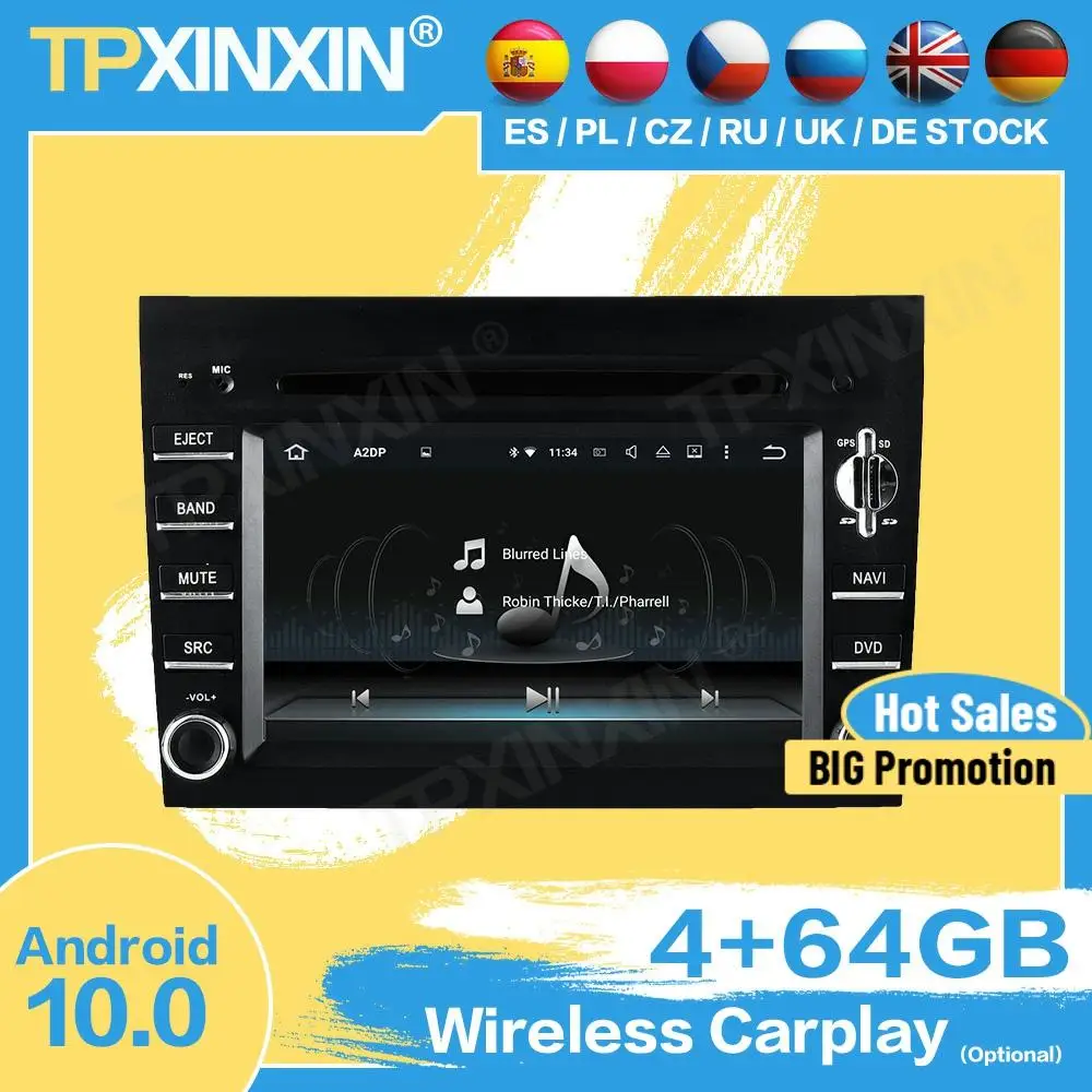 Car Radio Stereo Wireless Receiver Screen Auto Android For Porsche 911 997 Cayman 2005 2006 2007 2008 GPS Player Audio Head Unit
Car Radio Stereo Wireless Receiver Screen Auto Android For Porsche 911 997 Cayman 2005 2006 2007 2008 GPS Player Audio Head Unit