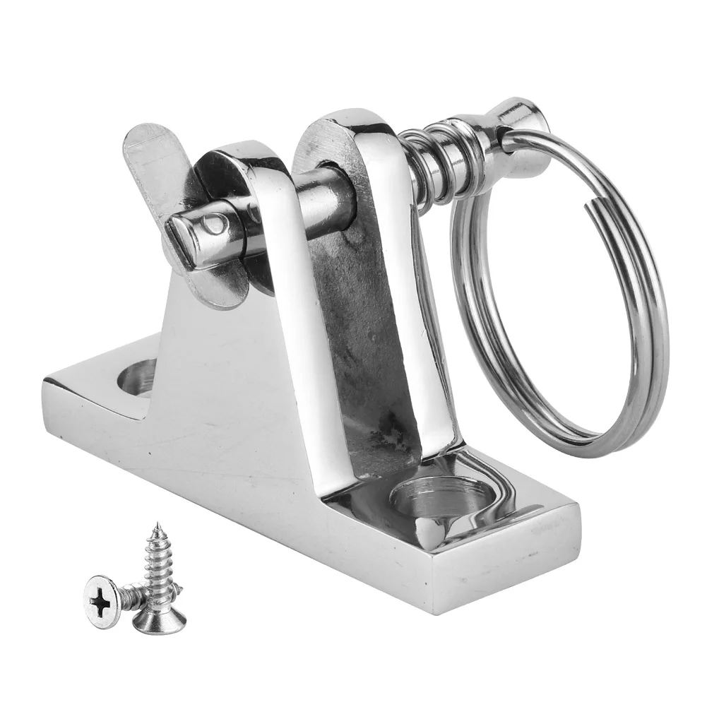 Deck Hinge Boat Bimini Top Fitting 90 Degree W/Quick Release Pin Stainless Steel Marine Sprayho
Deck Hinge Boat Bimini Top Fitting 90 Degree W/Quick Release Pin Stainless Steel Marine Sprayho