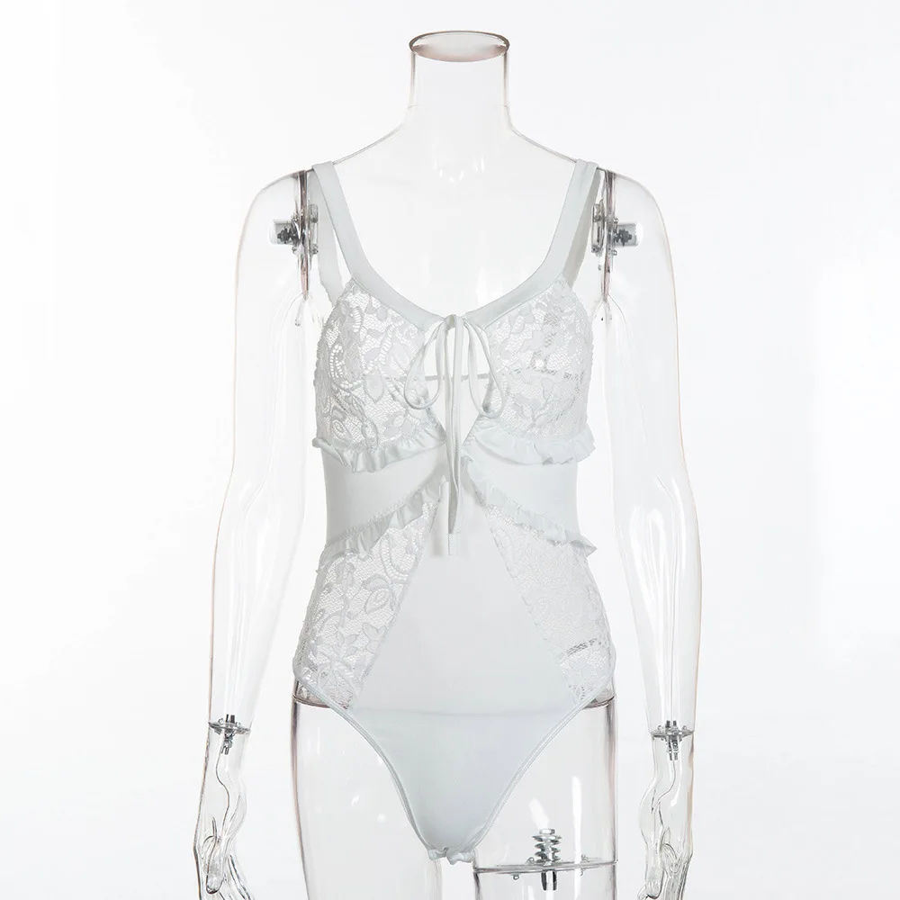Sexy Lace Lingerie Bodysuit Women Hollow Out Bandage Corset Skinny Jumpsuit Babydoll See Through Embroidery Teddy Lingere Romper
Sexy Lace Lingerie Bodysuit Women Hollow Out Bandage Corset Skinny Jumpsuit Babydoll See Through Embroidery Teddy Lingere Romper