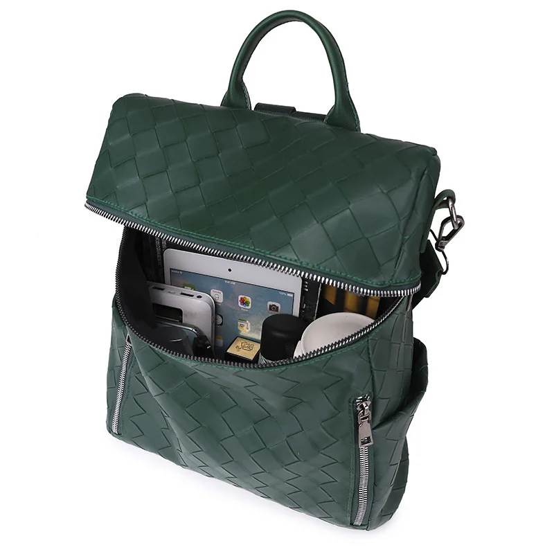 Cross-Border Custom New Soft Leather Backpack Women's Fashionable All-Match Large Capacity Multi-Functional Travel Backpack
Cross-Border Custom New Soft Leather Backpack Women's Fashionable All-Match Large Capacity Multi-Functional Travel Backpack