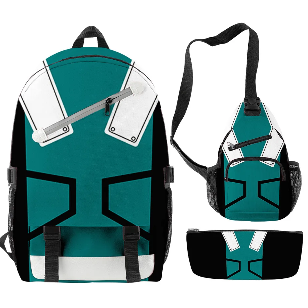 My Hero Academia Japan Anime Cosplay Backpack Set 3 Pieces Teenage Boys Girls School Bag Oxford Waterproof Travel Sports Bags
My Hero Academia Japan Anime Cosplay Backpack Set 3 Pieces Teenage Boys Girls School Bag Oxford Waterproof Travel Sports Bags