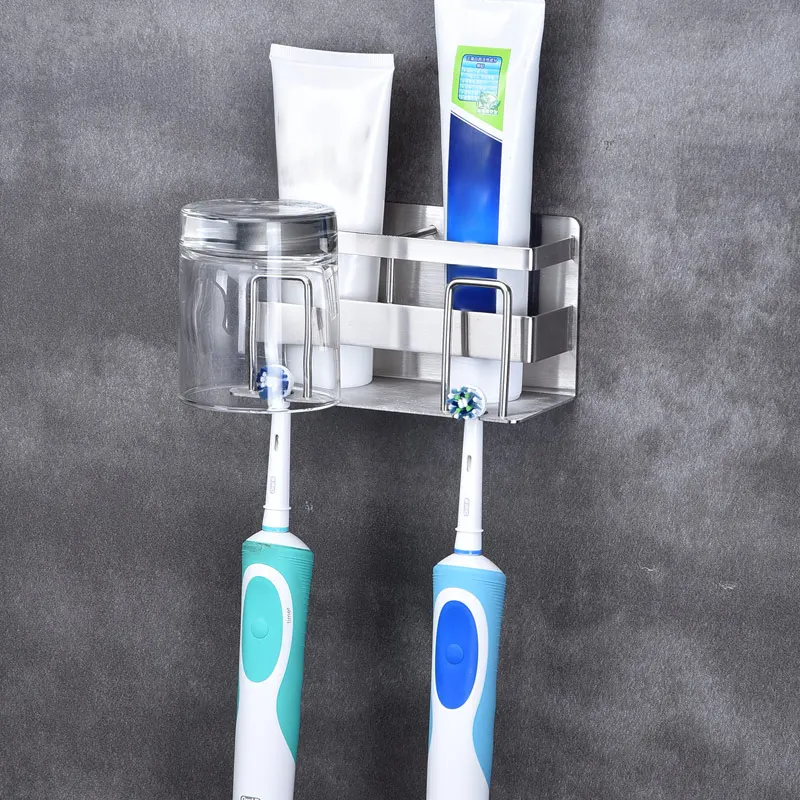 Premium Bathroom Toothbrush Holder Stainless Steel Bathroom Toothbrush Organizer Multi-Function Rack For Electric Toothbrush-30
Premium Bathroom Toothbrush Holder Stainless Steel Bathroom Toothbrush Organizer Multi-Function Rack For Electric Toothbrush-30