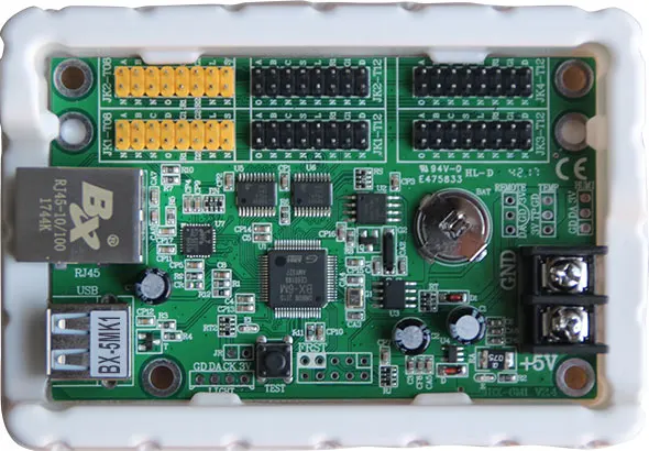 Светодиодная плата управления asyn card BX 5MK1 (Ethernet) многооблачный вспомогательный