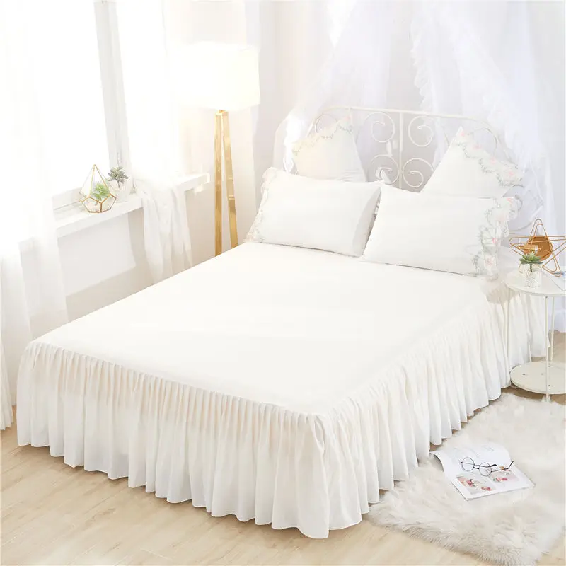 White Lace Bedding Set Girls Women King Queen Twin Size Bed Cover Set Korean 3/4pcs Duvet Cover Bed Skirt Pillowcases Bedclothes 
White Lace Bedding Set Girls Women King Queen Twin Size Bed Cover Set Korean 3/4pcs Duvet Cover Bed Skirt Pillowcases Bedclothes