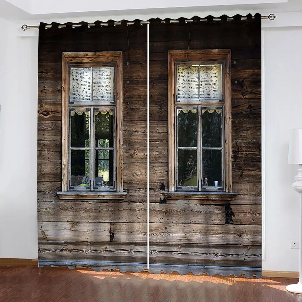 European Brown Curtains Blackout Window Curtain Living room retro window design 3D Curtains Home Decor
European Brown Curtains Blackout Window Curtain Living room retro window design 3D Curtains Home Decor