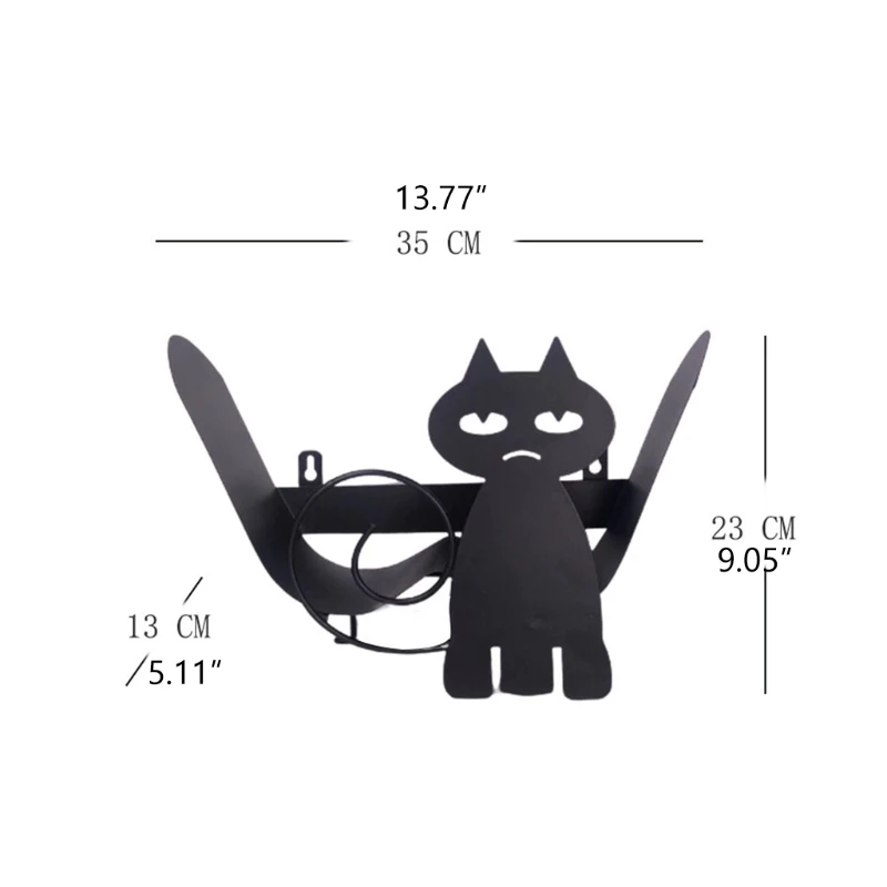 Staring Cat Cute Cast Iron Animal Black Paper Towel Holder Bath Tissue Toilet Roll Jewelry Organizer Free-Standing Bronze B03D
Staring Cat Cute Cast Iron Animal Black Paper Towel Holder Bath Tissue Toilet Roll Jewelry Organizer Free-Standing Bronze B03D
