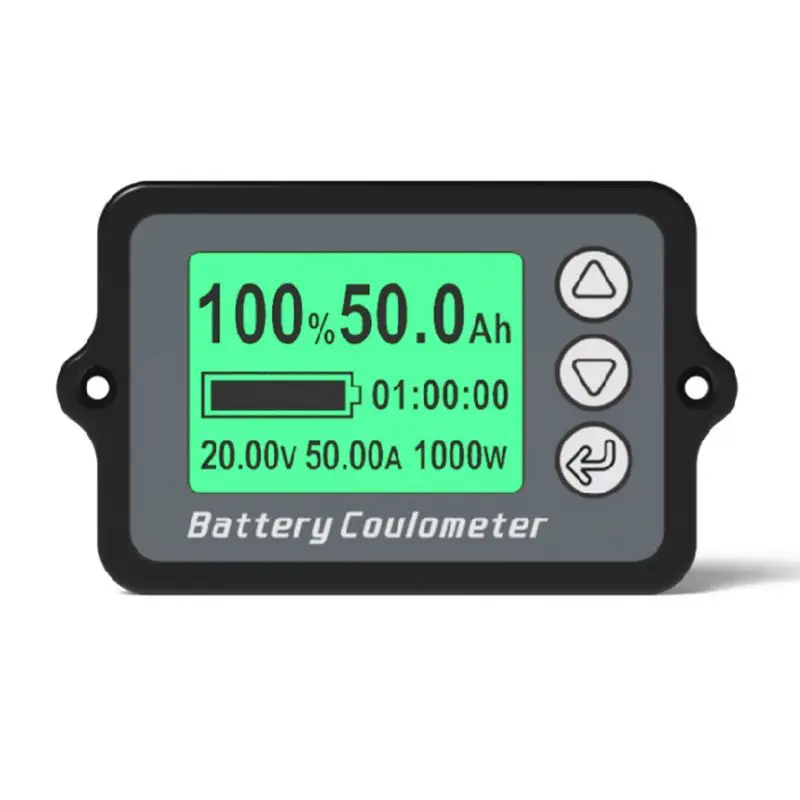 Измеритель емкости аккумулятора 100 А кулометр с ЖК-дисплеем индикатор литиевых