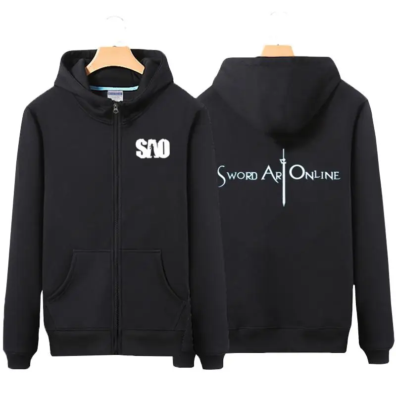 Unisex Sword Art Online SAO Hooded Hoodie Cardigan Student Cotton Casual Sword Art Online Hoodie Jacket Coat Sweatshirt
Unisex Sword Art Online SAO Hooded Hoodie Cardigan Student Cotton Casual Sword Art Online Hoodie Jacket Coat Sweatshirt
