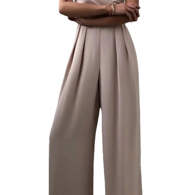 2021 Summer New Women's Jumpsuit Suspenders Waist Straight Mopping The Floor Simple Fashion Trend Woman Clothing GY2105 WK01
2021 Summer New Women's Jumpsuit Suspenders Waist Straight Mopping The Floor Simple Fashion Trend Woman Clothing GY2105 WK01