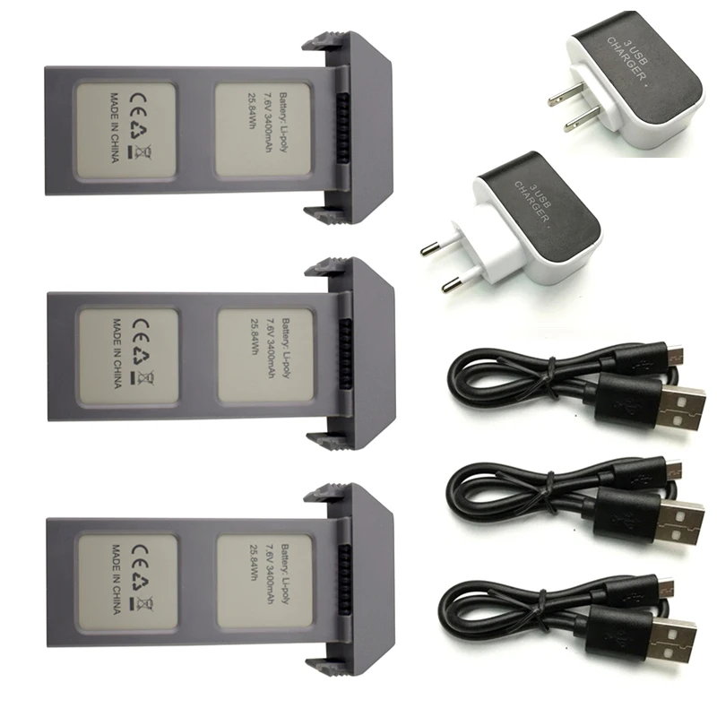 7.6V 3400mAh Li-po Battery and charger For MJX B20 D15 GPS Brushless RC Drone With 4K Camera RC drone Spare Parts
7.6V 3400mAh Li-po Battery and charger For MJX B20 D15 GPS Brushless RC Drone With 4K Camera RC drone Spare Parts