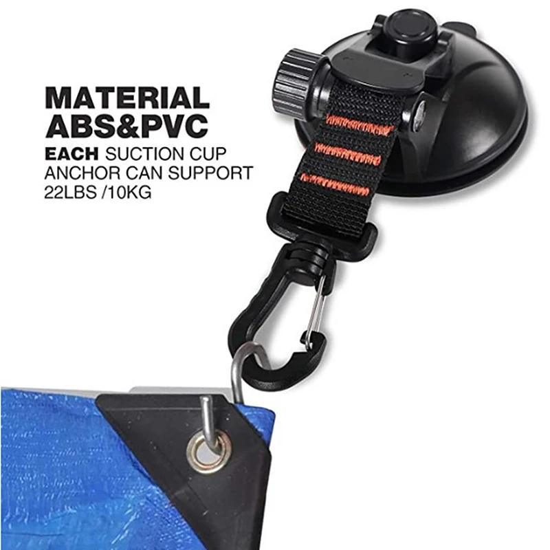2 Pcs Tents Securing Hook Outdoor Suction Cup Anchor Securing Hook Tie Down Camping Tarp As Car Side Awning Pool Tarps Universal
2 Pcs Tents Securing Hook Outdoor Suction Cup Anchor Securing Hook Tie Down Camping Tarp As Car Side Awning Pool Tarps Universal