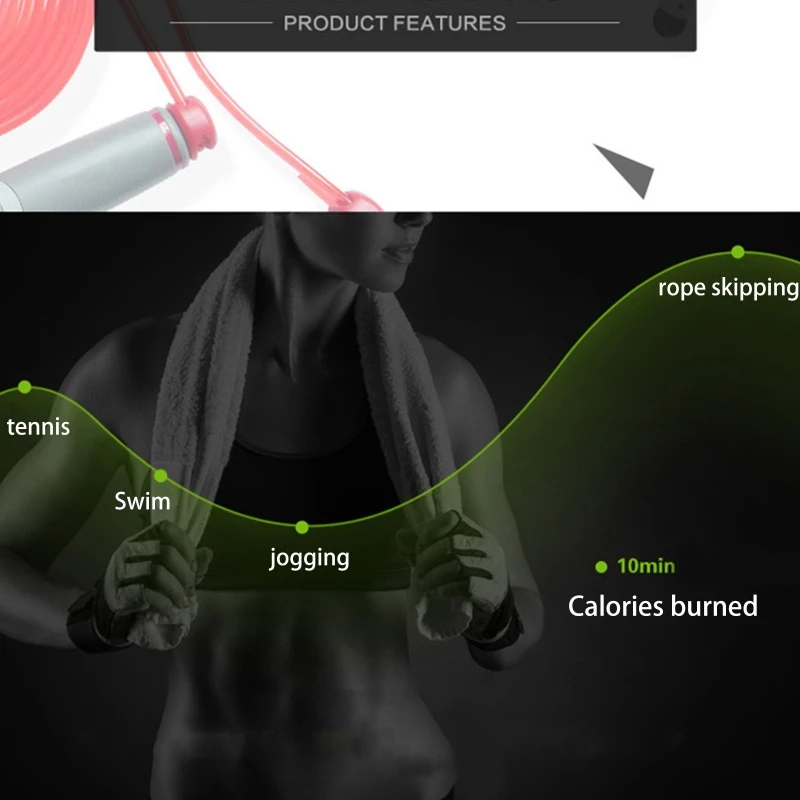 Цифровая скакалка унисекс, Скакалка для дома и улицы, для фитнеса, тренировок, регулируемая Cal W8EE
Цифровая скакалка унисекс, Скакалка для дома и улицы, для фитнеса, тренировок, регулируемая Cal W8EE