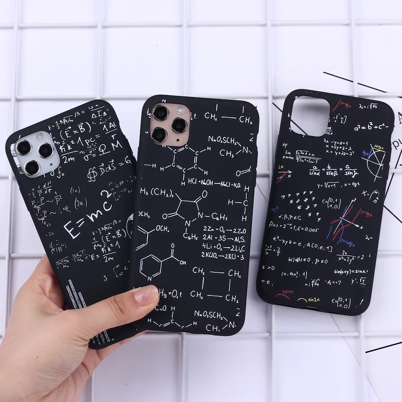 Physics Chemical Mathematics Phone Cover For iPhone 12 11 Pro Max X XS XR Max 7 8 7Plus 8Plus 6S SE Soft Silicone Case Fundas
Physics Chemical Mathematics Phone Cover For iPhone 12 11 Pro Max X XS XR Max 7 8 7Plus 8Plus 6S SE Soft Silicone Case Fundas