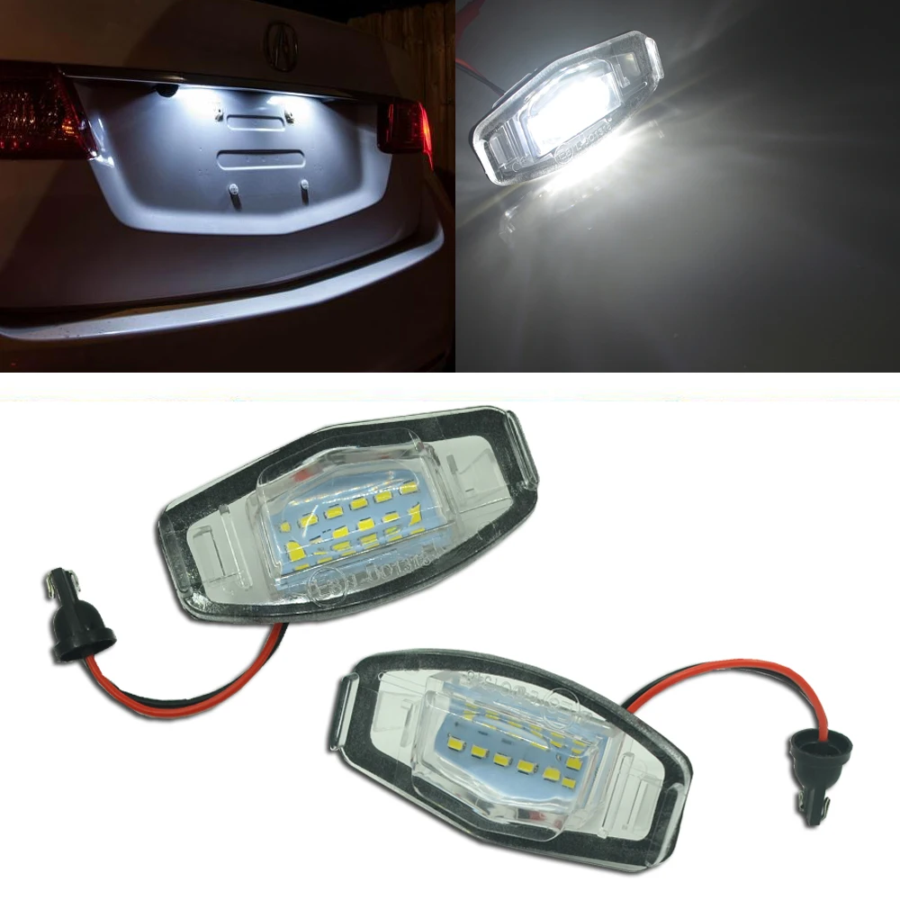 Direct Fits White 18-SMD LED License Plate Lights Replacement or Upgrade Kit For Acura TL TSX Honda Civic, etc
Direct Fits White 18-SMD LED License Plate Lights Replacement or Upgrade Kit For Acura TL TSX Honda Civic, etc