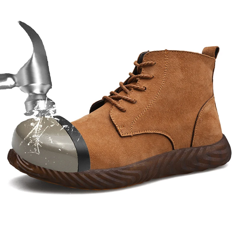 Новые кожаные защитные ботинки со стальным носком, Противоударные Защитные рабочие ботинки с защитой от пирсинга, повседневная обувь с низ...
Новые кожаные защитные ботинки со стальным носком, Противоударные Защитные рабочие ботинки с защитой от пирсинга, повседневная обувь с низ...