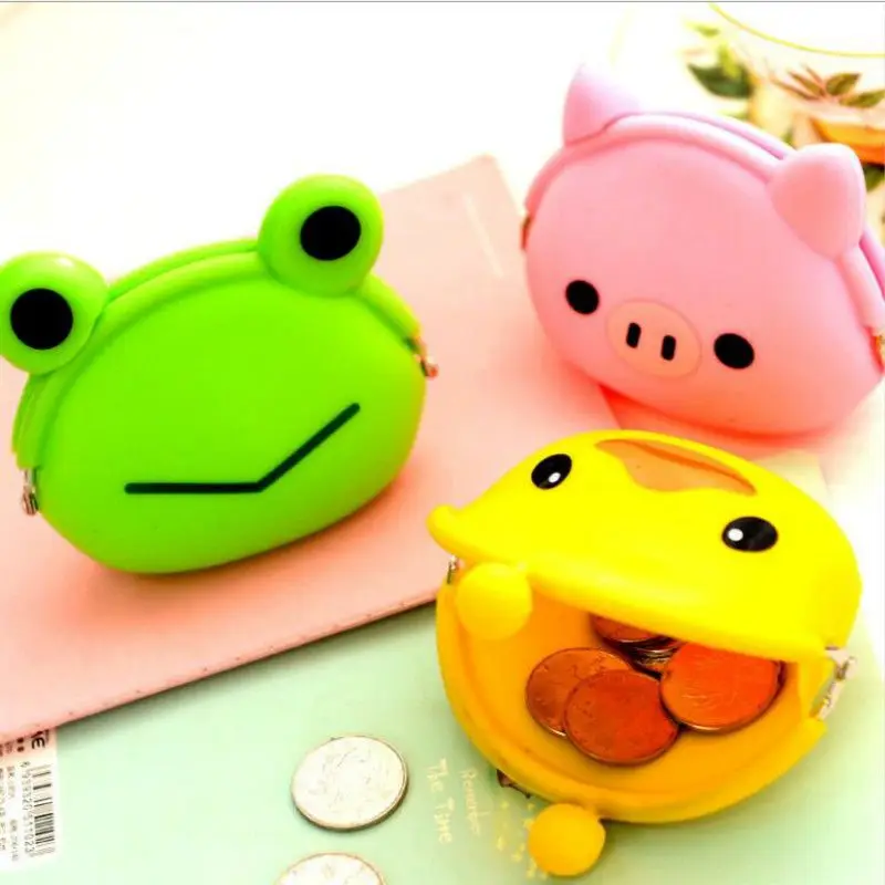 Coin Purses Silica Gel Cartoon Frog Pig Monkey Women Money Mini Cute Pocket Girls Earphone Line Cable Pouch Key Coin Wallet
Coin Purses Silica Gel Cartoon Frog Pig Monkey Women Money Mini Cute Pocket Girls Earphone Line Cable Pouch Key Coin Wallet