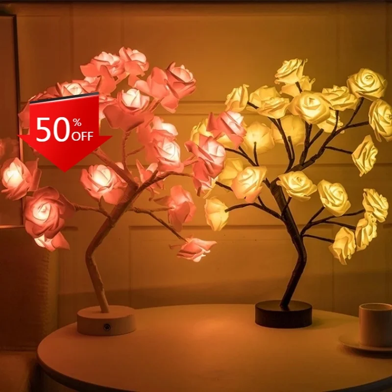 LED Table Lamp Rose Flower Tree USB Night Lights Home Decoration LED Table Lights Parties Xmas Christmas Wedding Bedroom Decor
LED Table Lamp Rose Flower Tree USB Night Lights Home Decoration LED Table Lights Parties Xmas Christmas Wedding Bedroom Decor