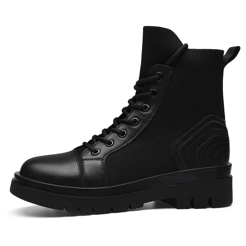 Round Toe Thick Heel Martin Boots Lace-Up Solid Color Women'S Boots Water Platform Women'S Shoes 
Round Toe Thick Heel Martin Boots Lace-Up Solid Color Women'S Boots Water Platform Women'S Shoes