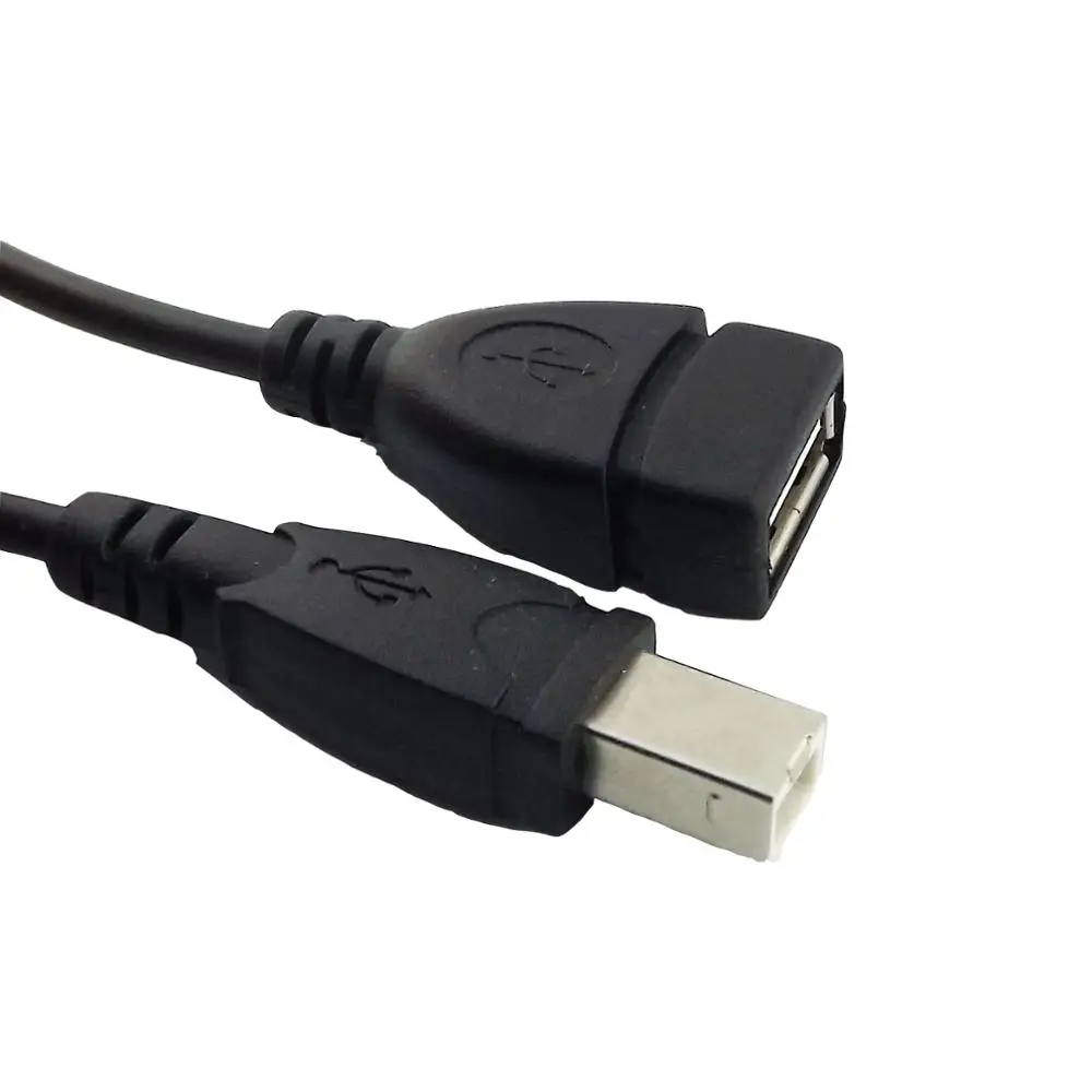 10x USB 2 0 Тип B штекер к A Женский стандартный адаптер Соединительный кабель 50