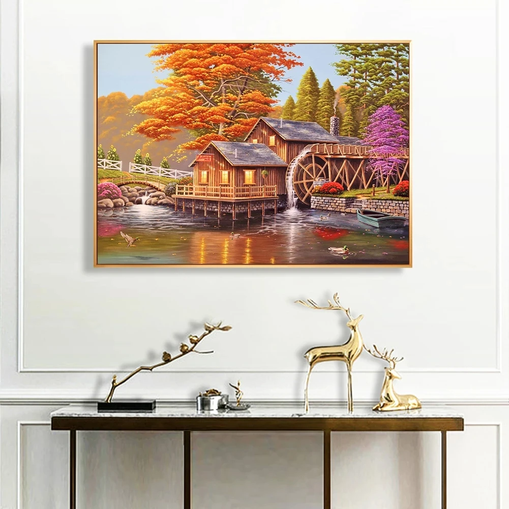 Diy Diamond Painting Autumn Deciduous Lake Hut Scenery Cross Stitch Poster Embroidery Pictures Art Home Decoration Handmade Gift
Diy Diamond Painting Autumn Deciduous Lake Hut Scenery Cross Stitch Poster Embroidery Pictures Art Home Decoration Handmade Gift