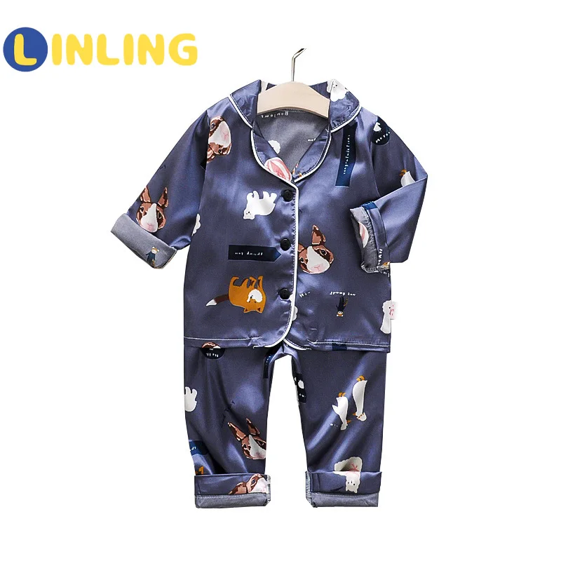 LINLING Kids Pajamas Children Sleepwear Baby Pajamas Sets Boys Girls Animal Pijamas Cotton Nightwear Clothes Kids Clothing V839
LINLING Kids Pajamas Children Sleepwear Baby Pajamas Sets Boys Girls Animal Pijamas Cotton Nightwear Clothes Kids Clothing V839