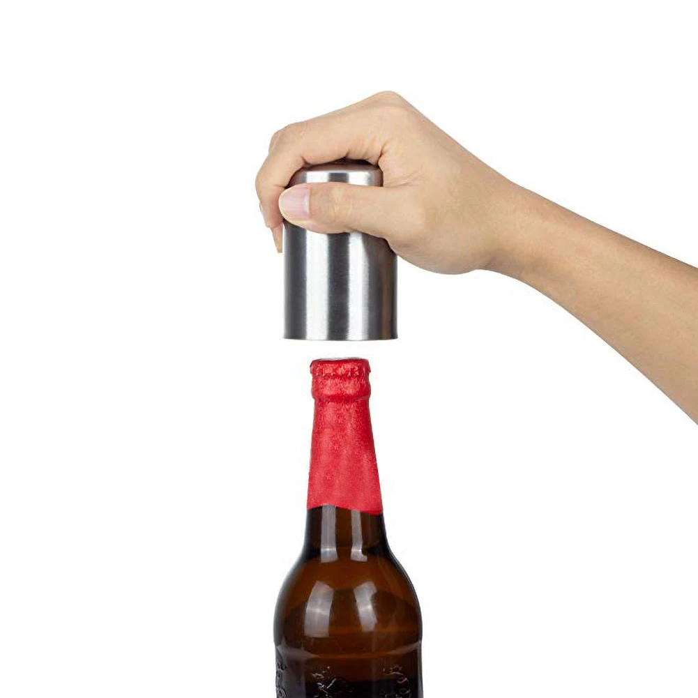 Automatic Beer Bottle Opener Stainless Steel Wine Beer Soda Glass Cap Bottle Opener Portable Bar Accessories
Automatic Beer Bottle Opener Stainless Steel Wine Beer Soda Glass Cap Bottle Opener Portable Bar Accessories