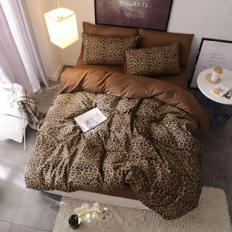 40 коричневый леопард 100% хлопок двойной Постельное белье Queen King size комплект постельного белья пододеяльник простынь простыня
40 коричневый леопард 100% хлопок двойной Постельное белье Queen King size комплект постельного белья пододеяльник простынь простыня