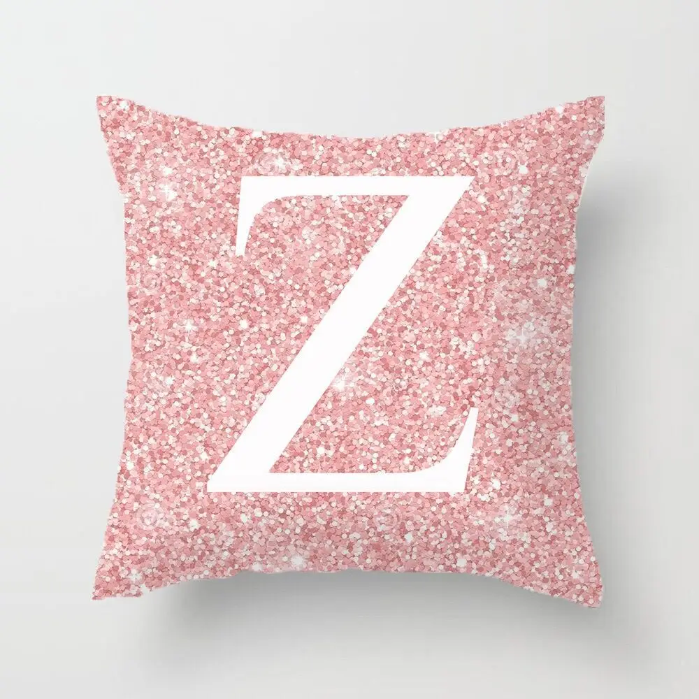 45 * 45cm pillowcase 26 letter pink series printed pillowcase square decorative pillowcase
45 * 45cm pillowcase 26 letter pink series printed pillowcase square decorative pillowcase
