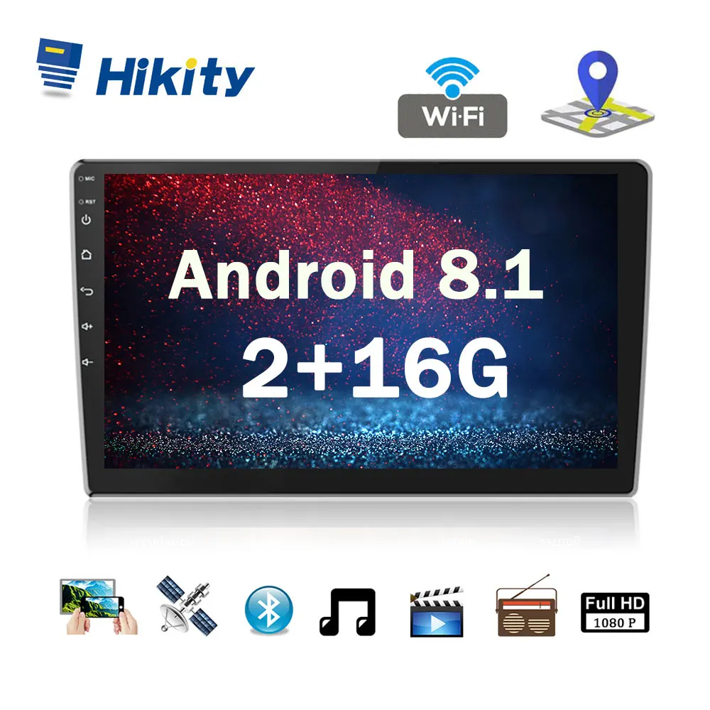 Автомобильный мультимедийный DVD плеер Hikity на Android 8 1 с 9 "экраном GPS для Volkswagen Nissan