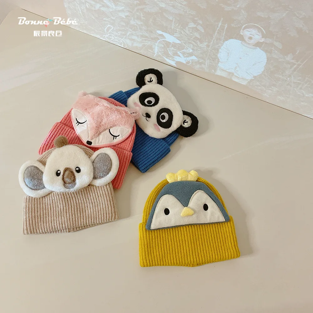 Children's woolen hat spring autumn and winter new cute animal baby pullover hat cartoon knitted hat 2- 4Y kid'hat Single layer
Children's woolen hat spring autumn and winter new cute animal baby pullover hat cartoon knitted hat 2- 4Y kid'hat Single layer