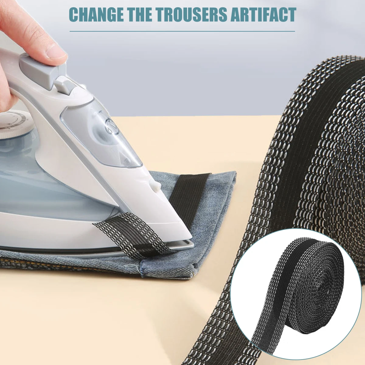 Pants Edge Shorten Self-Adhesive Hemming Tape Iron-on Hem Clothing Tape 1 Inch Pant Mouth Paste for Suit Jeans Clothes
Pants Edge Shorten Self-Adhesive Hemming Tape Iron-on Hem Clothing Tape 1 Inch Pant Mouth Paste for Suit Jeans Clothes
